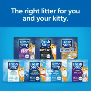 Lightweight Clumping Cat Litter Febreze Odor Control