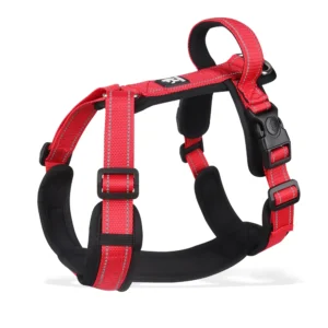Anti-Escape Dog Harness with Handle Reflective Nylon Dog Harness Vest for Small Medium Dogs
